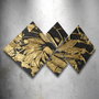 Wallity Conjunto de 4 Cuadros Decorativos de MDF Multicolor